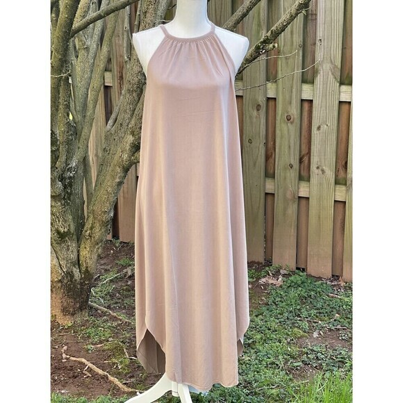 Hyfve Blush Scoop Bottom Sleeveless Dress With Back Keyhole - Picture 1 of 4